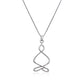 Pendentif argent avec spirale et Bouddha assis