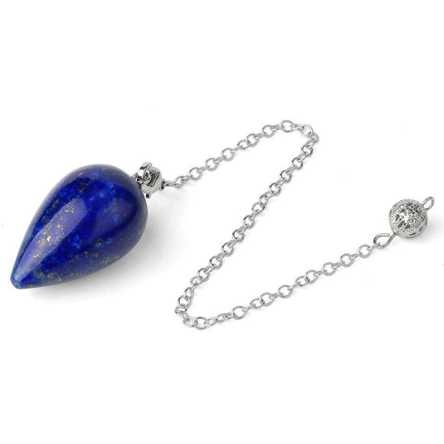 Aventurine Verte, pendule suspendu, chaîne fine visible
