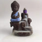 Encensoir Bouddha sur fond neutre, vue de côté
