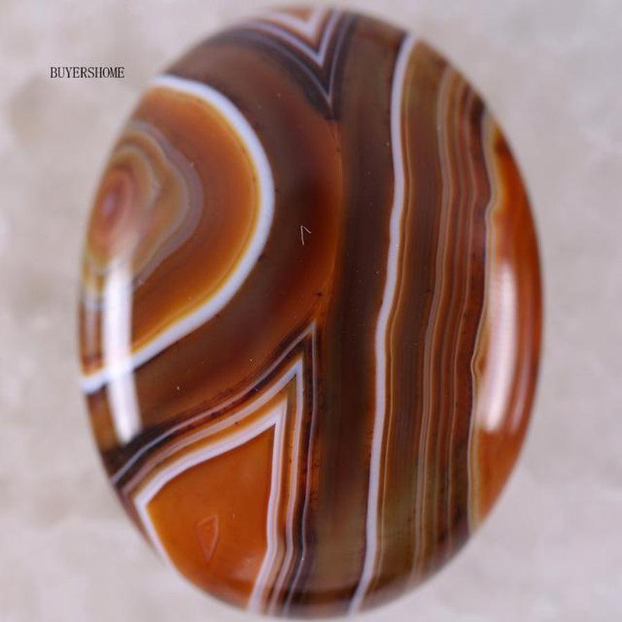 Pierres Cabochon Ovales Jaspe pierres forme cabochon ovale vue de détail vue 13