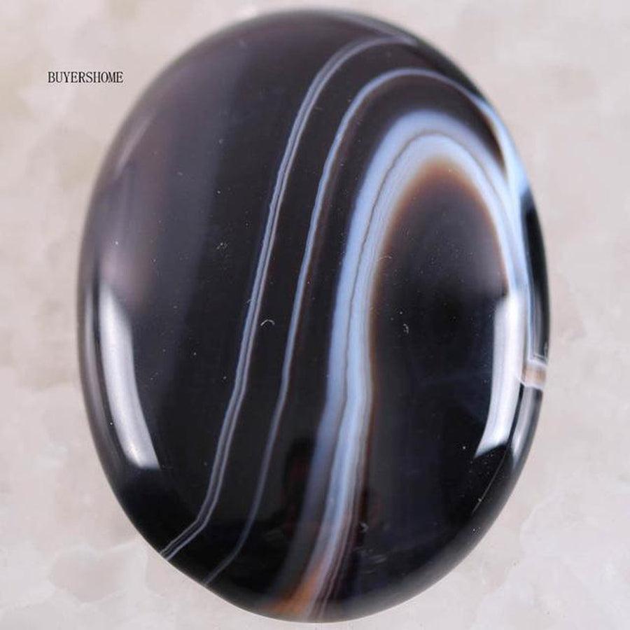 Pierres Cabochon Ovales Jaspe pierres forme cabochon ovale finitions visibles vue 17