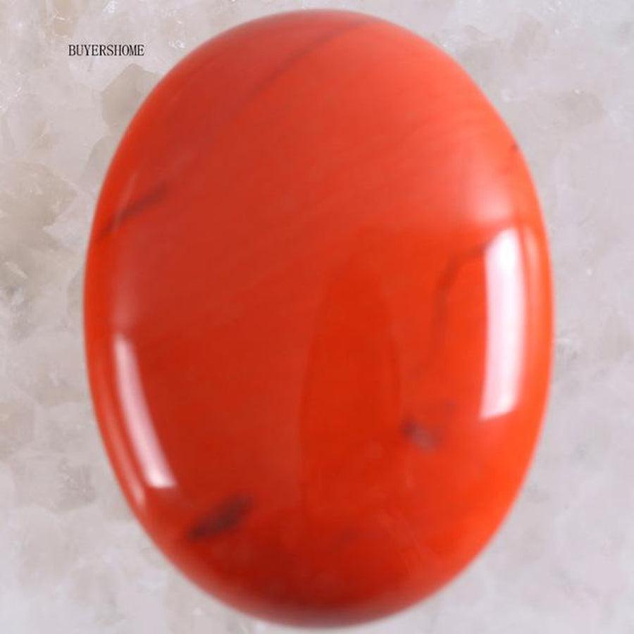 Pierres Cabochon Ovales Jaspe pierres forme cabochon ovale présentation du produit vue 30