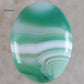 Pierres Cabochon Ovales Jaspe pierres forme cabochon ovale vue du matériau