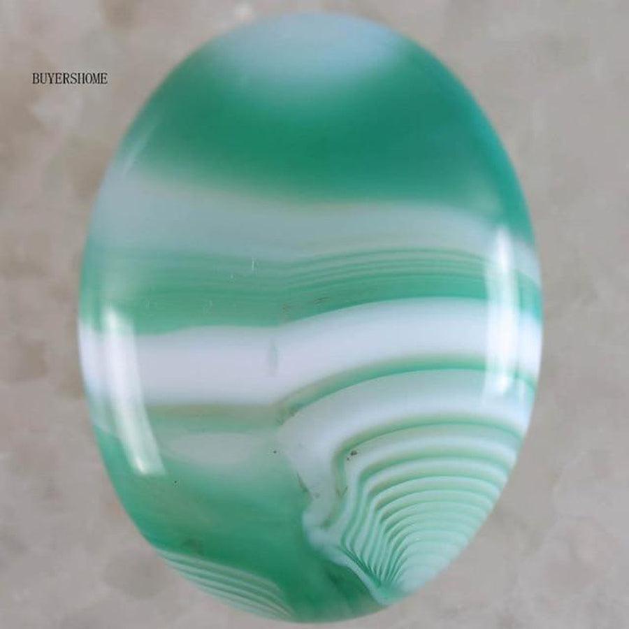 Pierres Cabochon Ovales Jaspe pierres forme cabochon ovale vue du matériau
