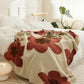 Vue d'ensemble du plaid doudou sur un fauteuil
