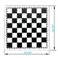 Vue rapprochée d'un plateau d'échecs en bois pour enfants