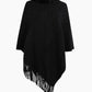 Vue arrière du poncho ample pour femme