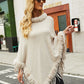 Poncho femme en Pilou Pilou, style mi-saison