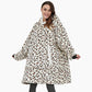 Pull léopard Pilou Pilou avec poche kangourou et capuche