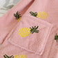 Pyjama en Pilou avec fermeture à boutons, vue de côté