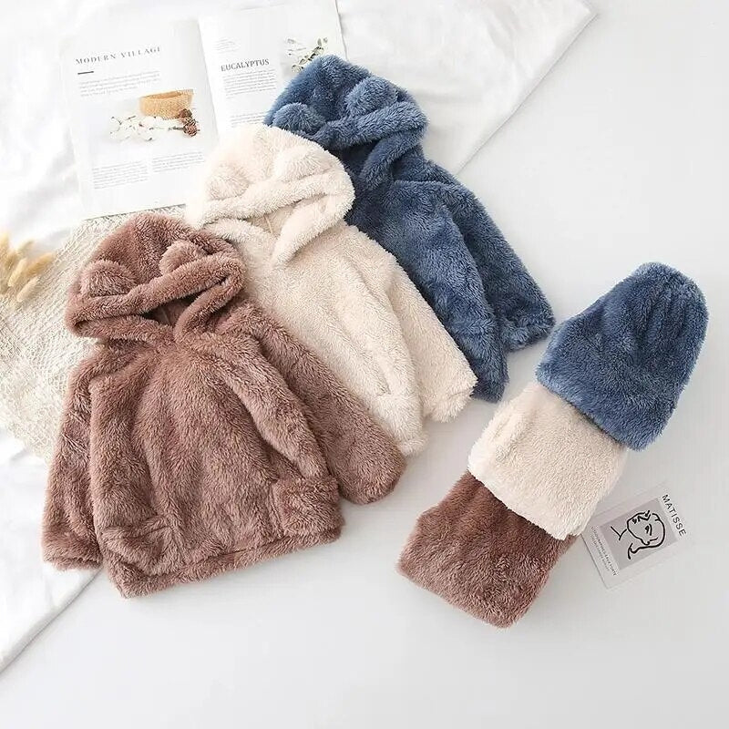 Détail des poches du pyjama bébé en flanelle douce