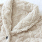 Détail des poches avec nœuds sur pyjama flanelle