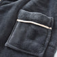 Ensemble pyjama polaire gris anthracite, confortable et chaud