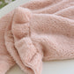 Bas de pyjama rose avec taille élastique pour confort