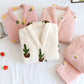 Pyjama rose en Pilou Pilou avec boutons et poches
