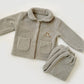 Pyjama enfant mixte en Pilou Pilou, fermeture à boutons