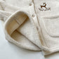 Pyjama jaune en Pilou Pilou avec motif animal sur la poitrine