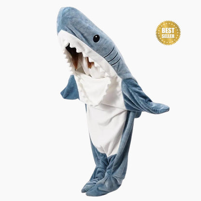 Vue arrière d'une combinaison requin en polaire douce