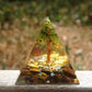 Pyramide artisanale montrant l'agencement des éléments