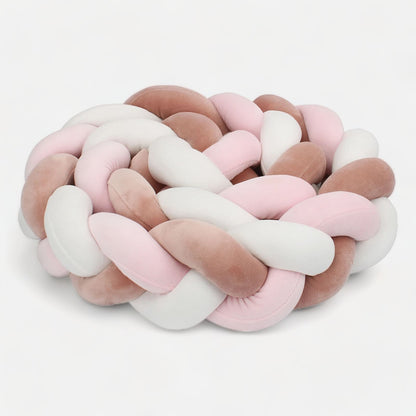 Barrière de lit tressée, protection et confort pour enfant
