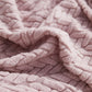Housse polaire ajustée sur coussin de salon