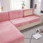 Gros plan sur la texture douce du velours rose