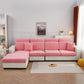 Texture polaire douce et motif floral sur coussin de salon
