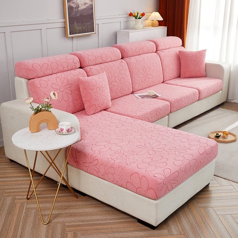 Gros plan sur la texture douce et moelleuse de la housse