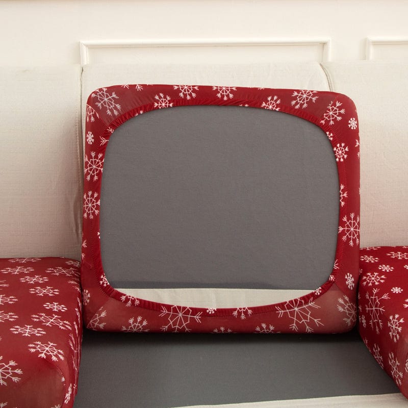 Gros plan sur tissu extensible rouge anti-taches