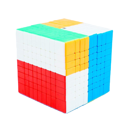 Solution d'un cube 9x9 avec motifs colorés