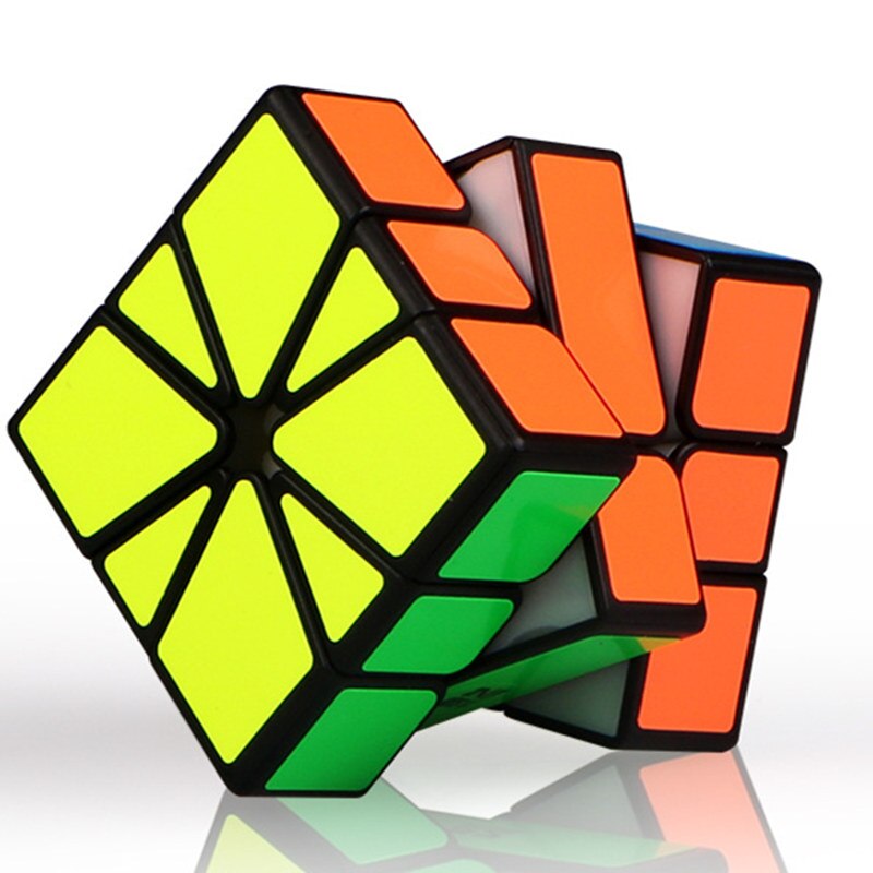Cube Square One coloré avec motifs asymétriques