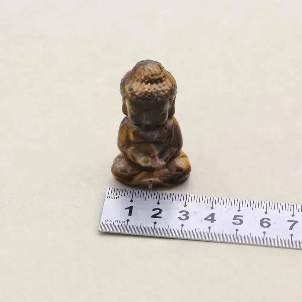 Bouddha Tathagata sculpté en obsidienne noire, détail du visage