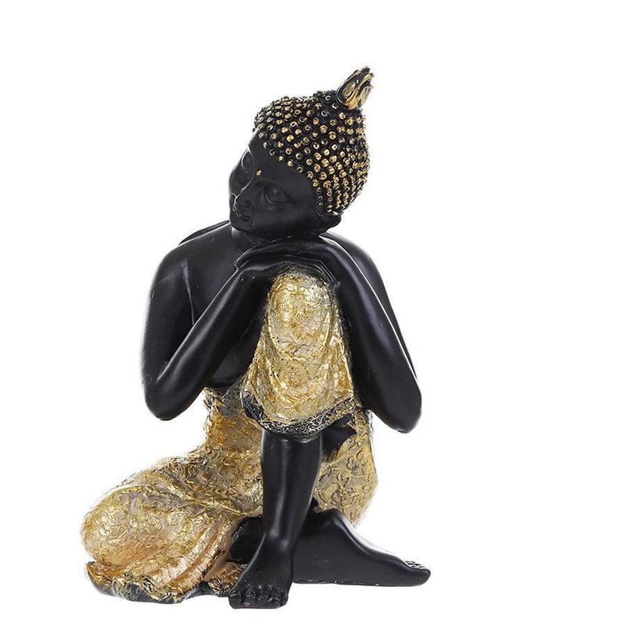 Vue d'ensemble de la statue Bouddha Amitabha, ambiance zen