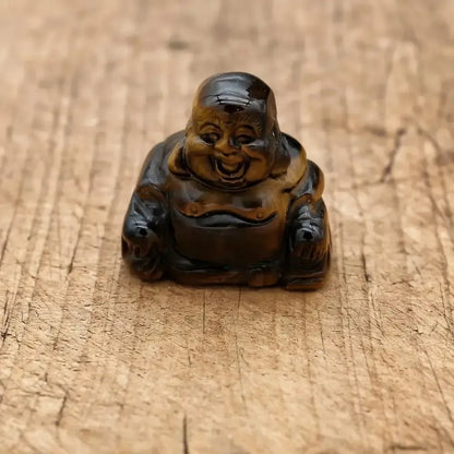 Sculpture de Bouddha en turquoise synthétique, pour harmonie familiale