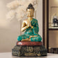 Statue Bouddha Anjali-Mudra en résine, vue de face