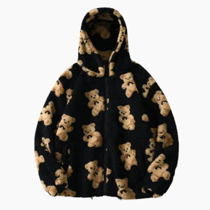 Vue de face d'un sweat Pilou Pilou avec capuche