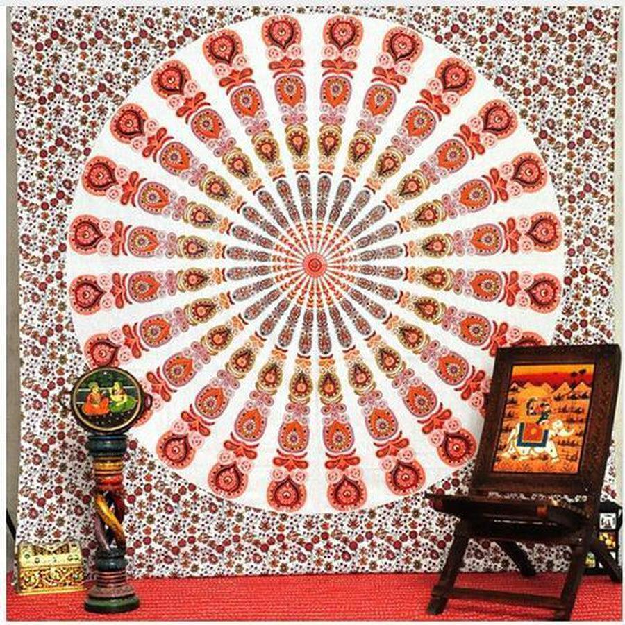 Détail des motifs complexes d'un mandala vibrant