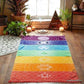 Toile des chakras suspendue, dimensions généreuses visibles