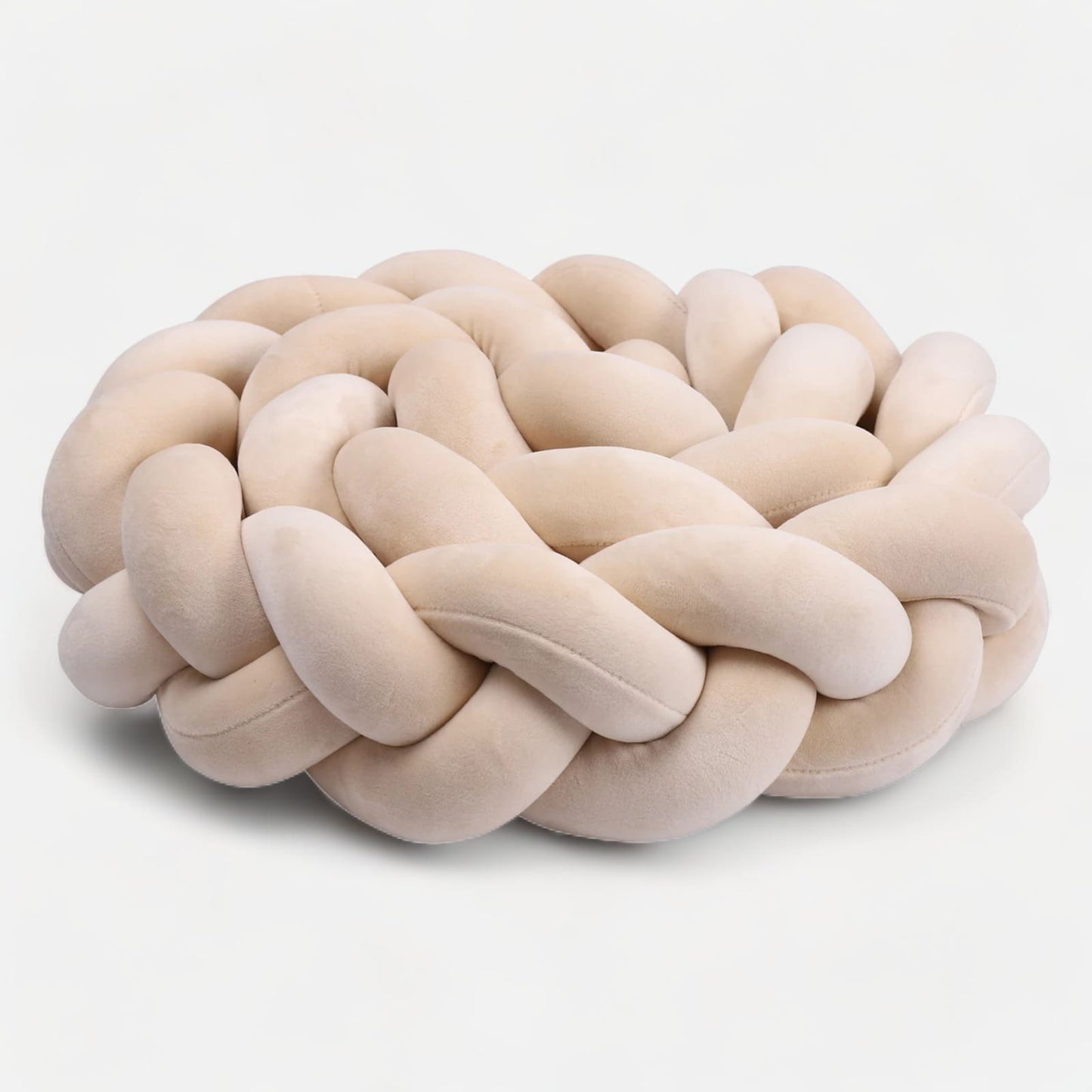 Tresse beige flexible s'adaptant à un lit à barreaux