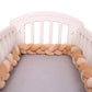 Tresse de lit camel en coton doux pour bébé
