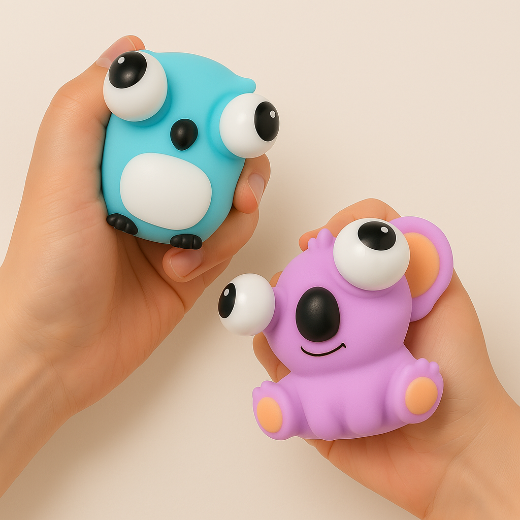 Jouets à presser pour développer la motricité fine