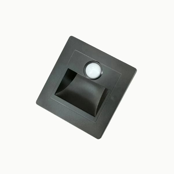 Veilleuse LED noire en gros plan