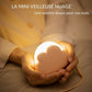 Gros plan sur la veilleuse nuage avec lumière douce