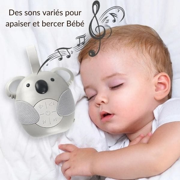 Veilleuse en forme de koala avec lumière douce allumée