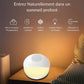 Veilleuse blanche sur table, design compact et moderne
