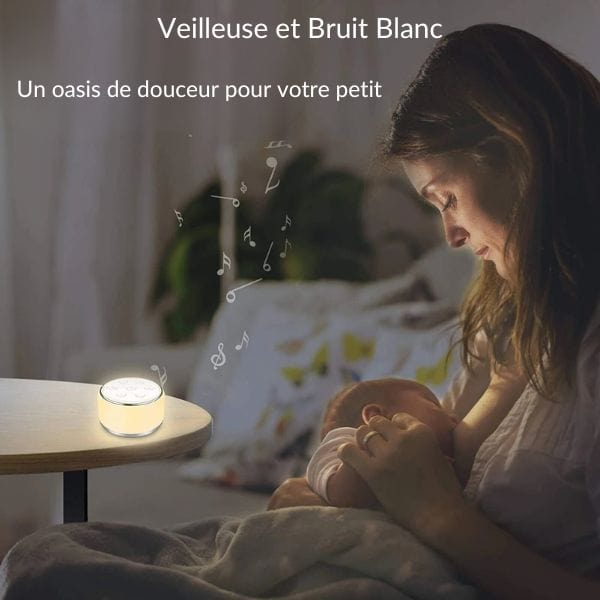 Vue latérale de la veilleuse montrant sa forme compacte