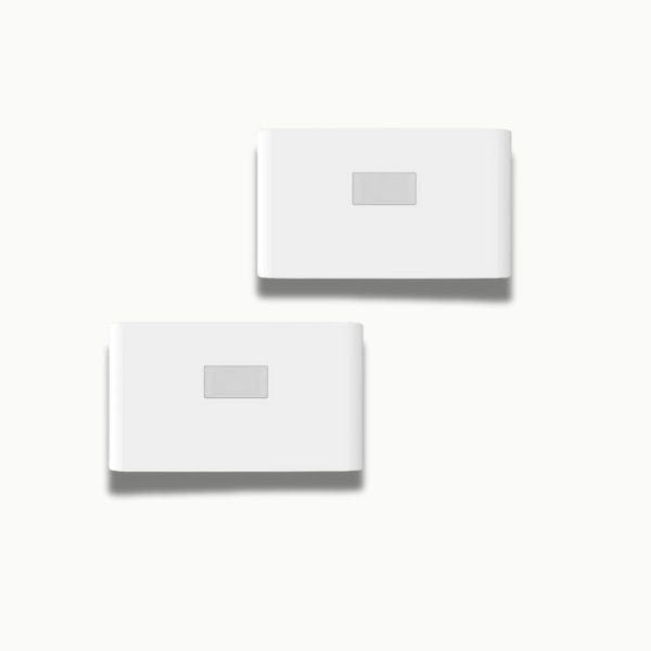 Vue de dessus de la veilleuse LED montrant sa surface lisse