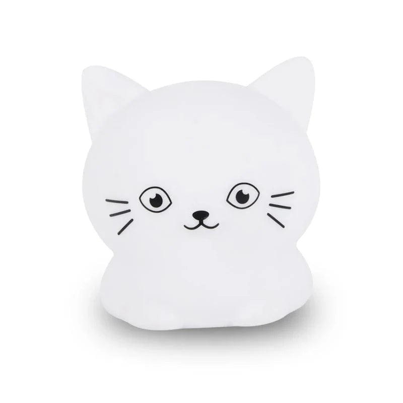 Veilleuse en silicone en forme de chat avec lumière douce
