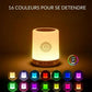 Veilleuse coranique blanche avec gravure spirituelle