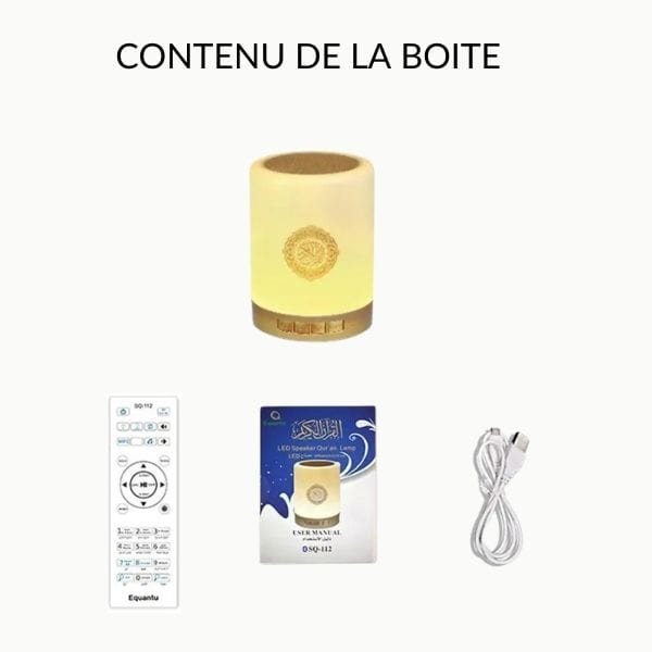 Détail du symbole coranique sur la veilleuse